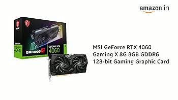 Amazon.in: Buy MSI Geforce RTX 4060 Gaming X 8G Gaming Graphic
